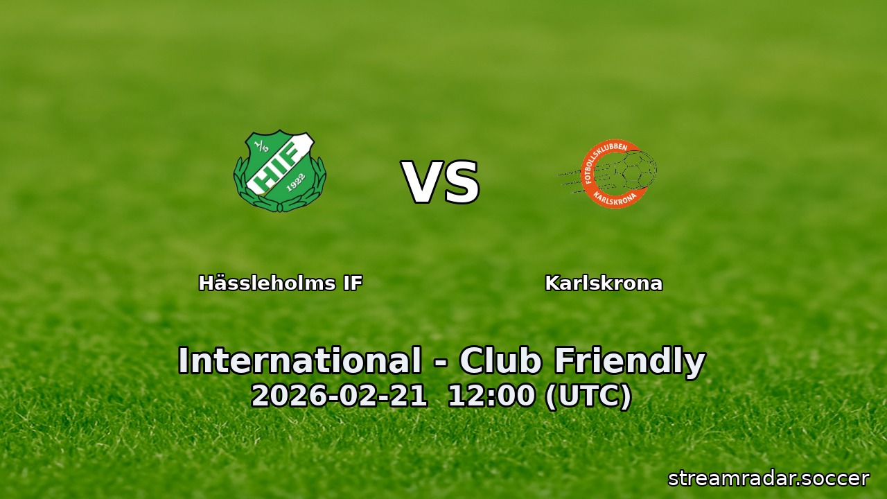 Hässleholms IF vs Karlskrona