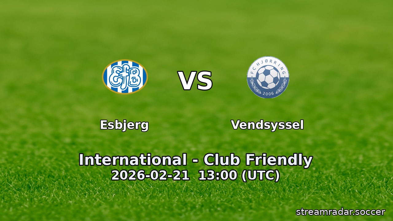 Esbjerg vs Vendsyssel