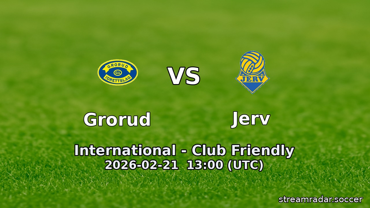 Grorud vs Jerv