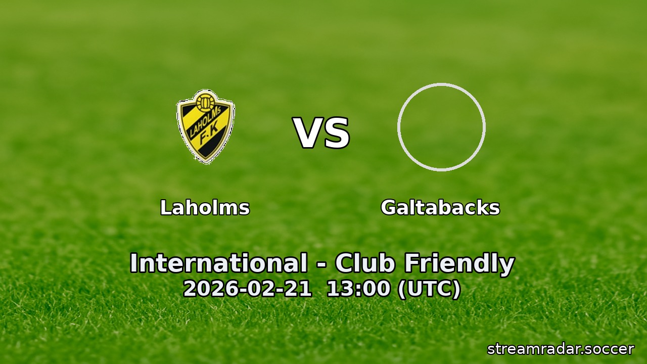 Laholms vs Galtabacks