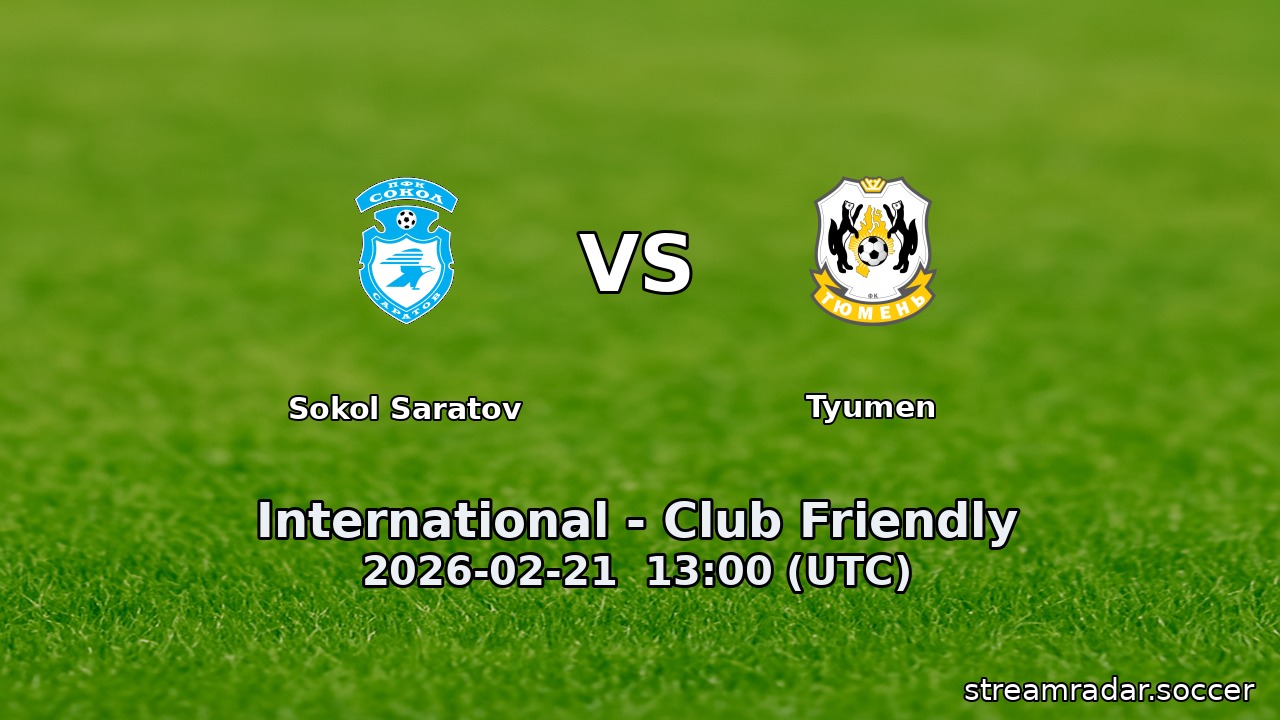 Sokol Saratov vs Tyumen