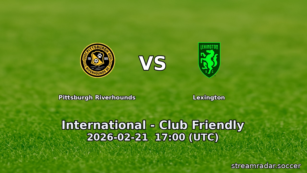 Pittsburgh Riverhounds vs Lexington