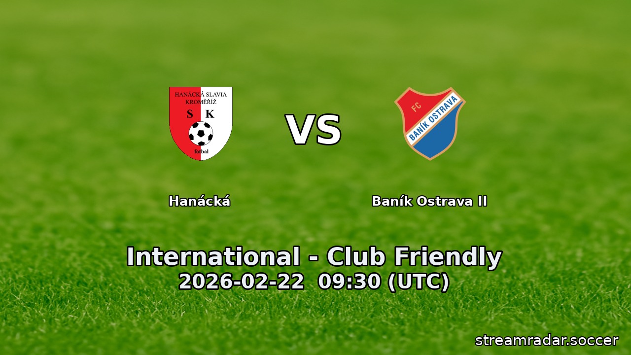 Hanácká vs Baník Ostrava II