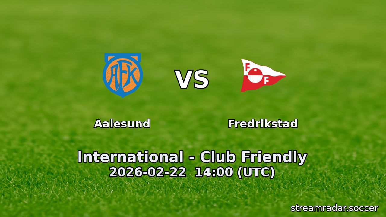 Aalesund vs Fredrikstad