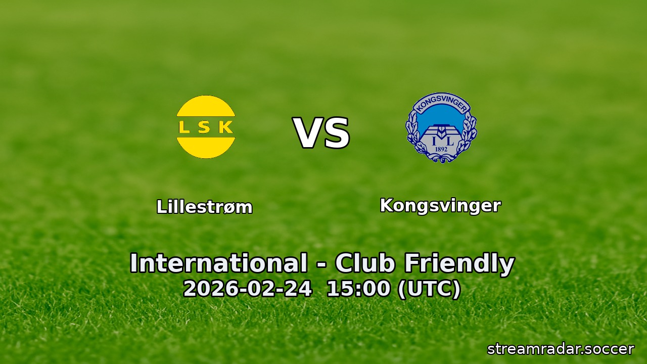 Lillestrøm vs Kongsvinger
