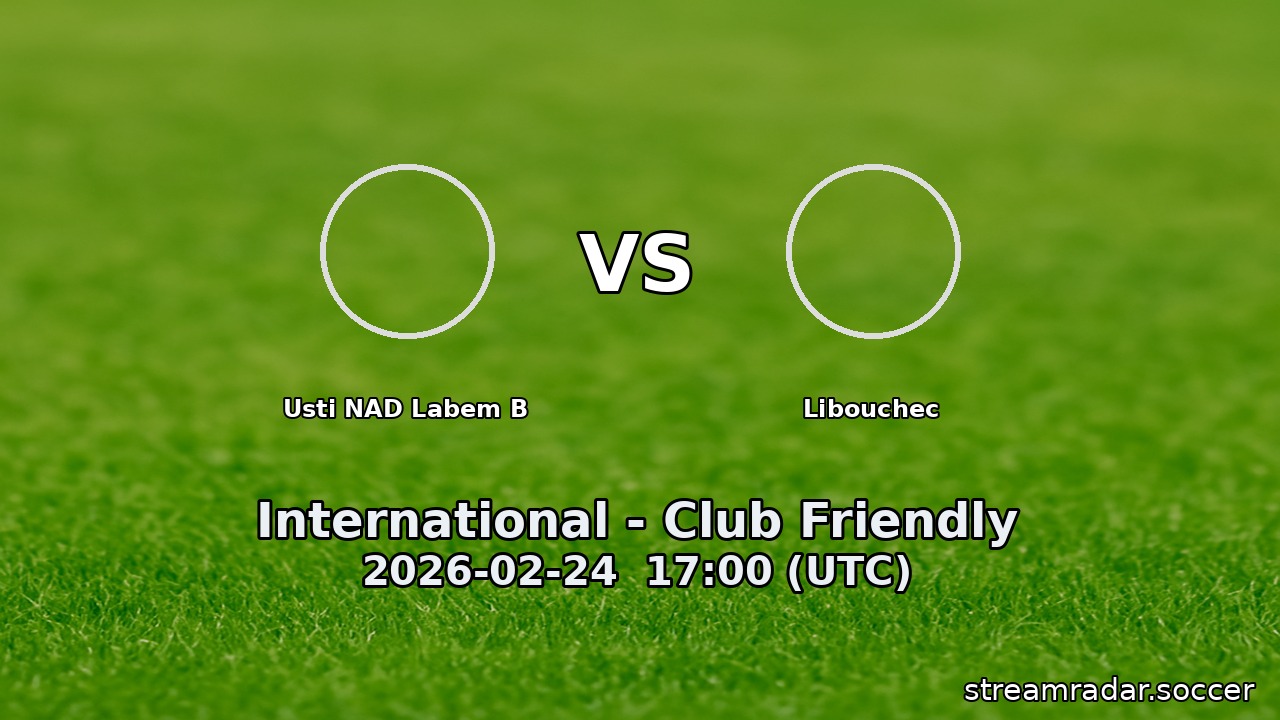 Usti NAD Labem B vs Libouchec