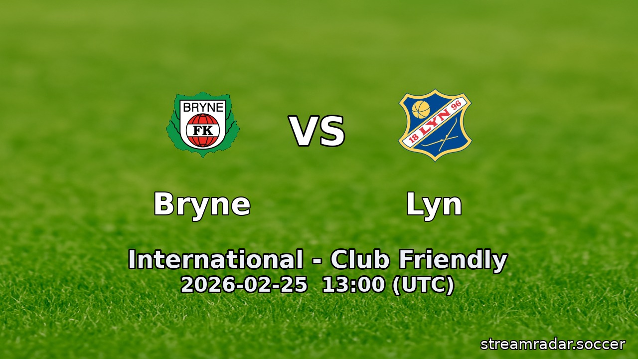 Bryne vs Lyn
