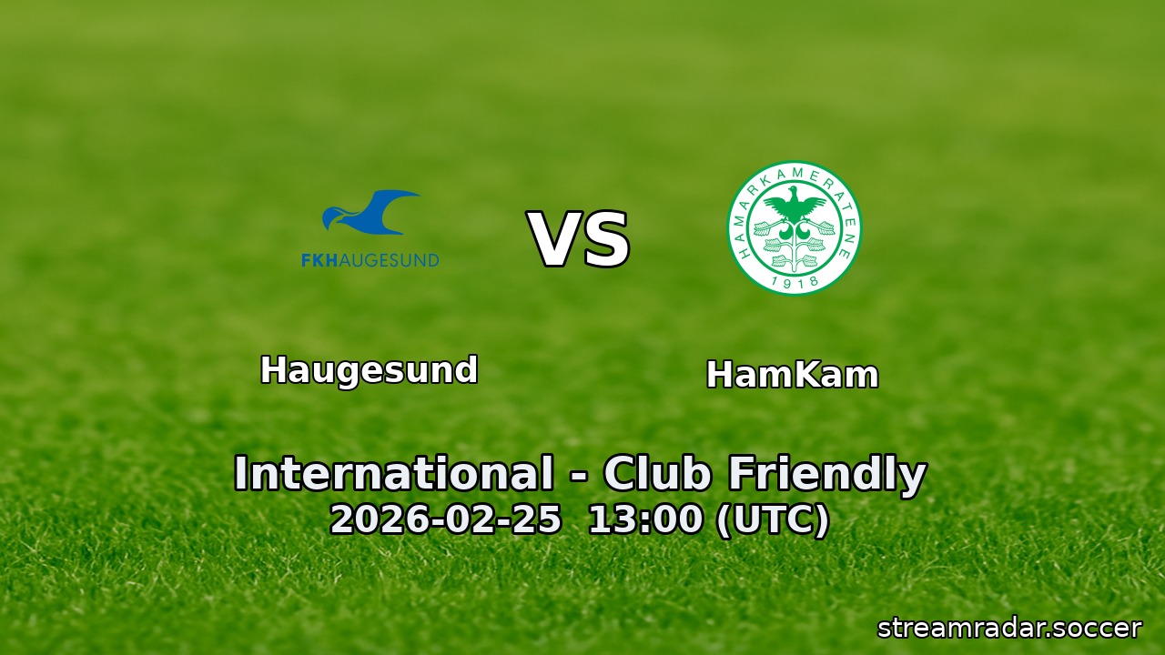 Haugesund vs HamKam
