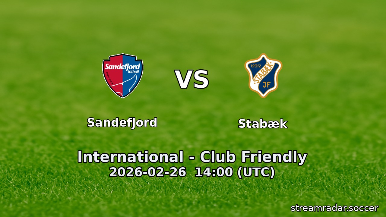 Sandefjord vs Stabæk