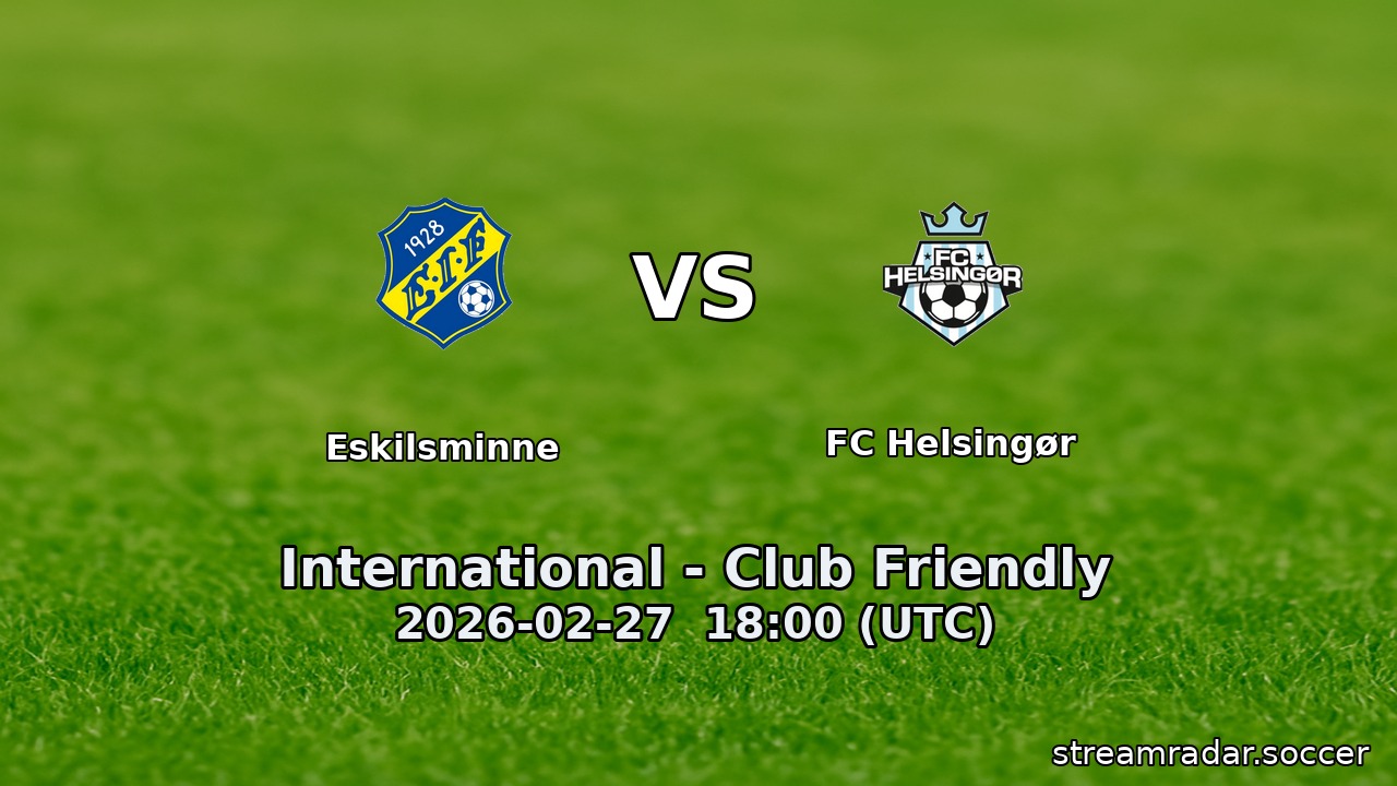 FC Helsingør vs Eskilsminne