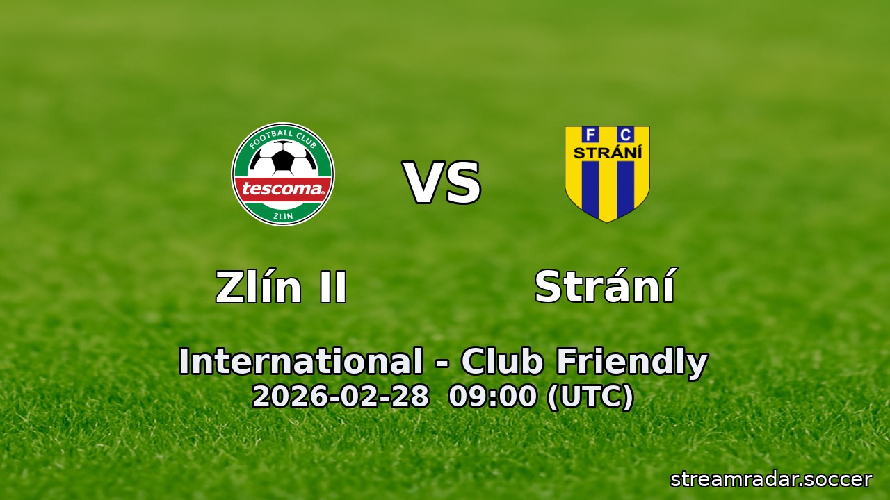 Zlín II vs Strání
