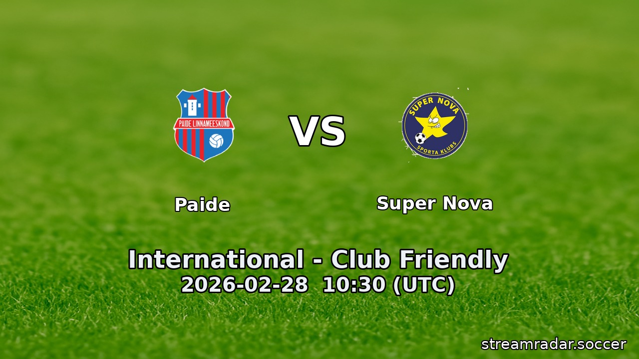 Paide vs Super Nova