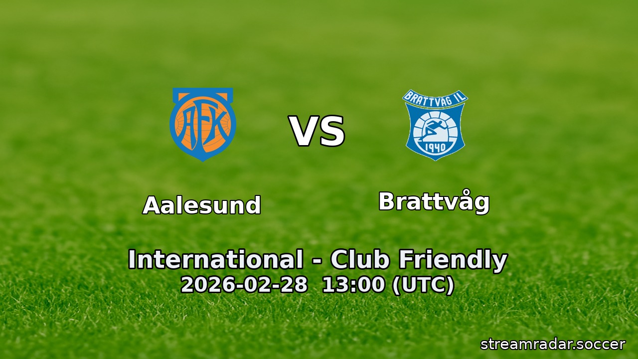 Aalesund vs Brattvåg