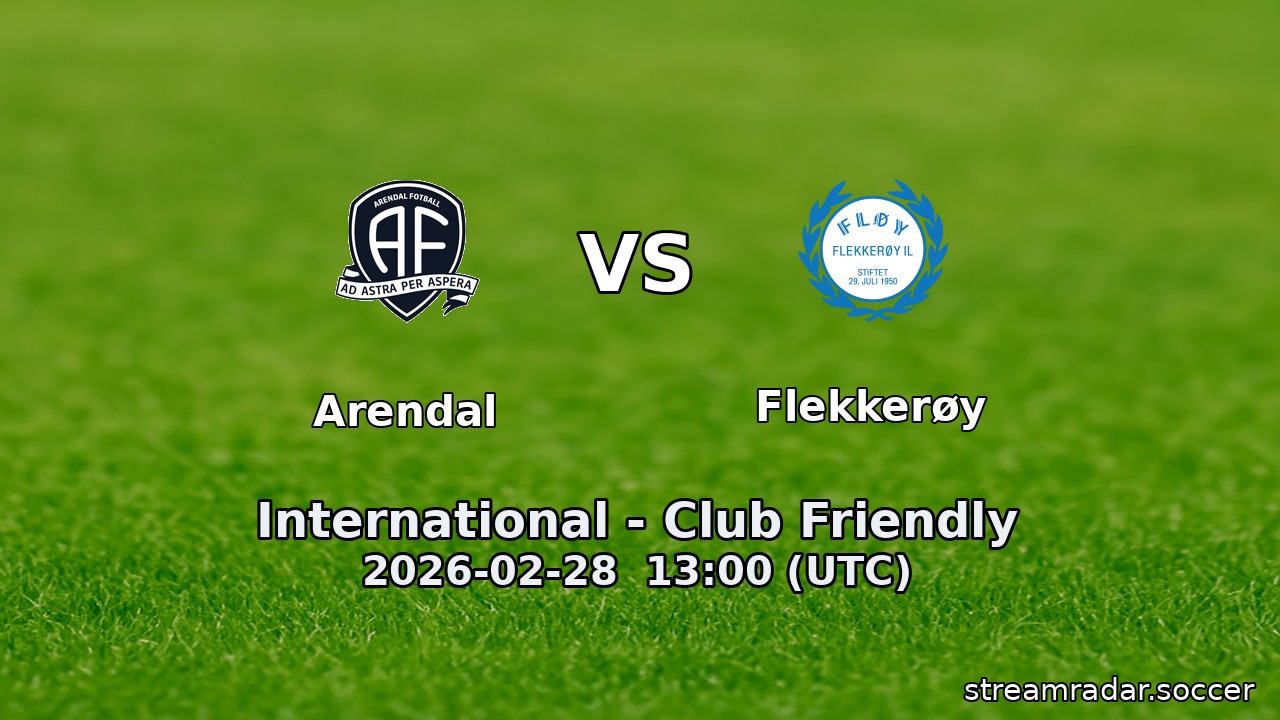Arendal vs Flekkerøy