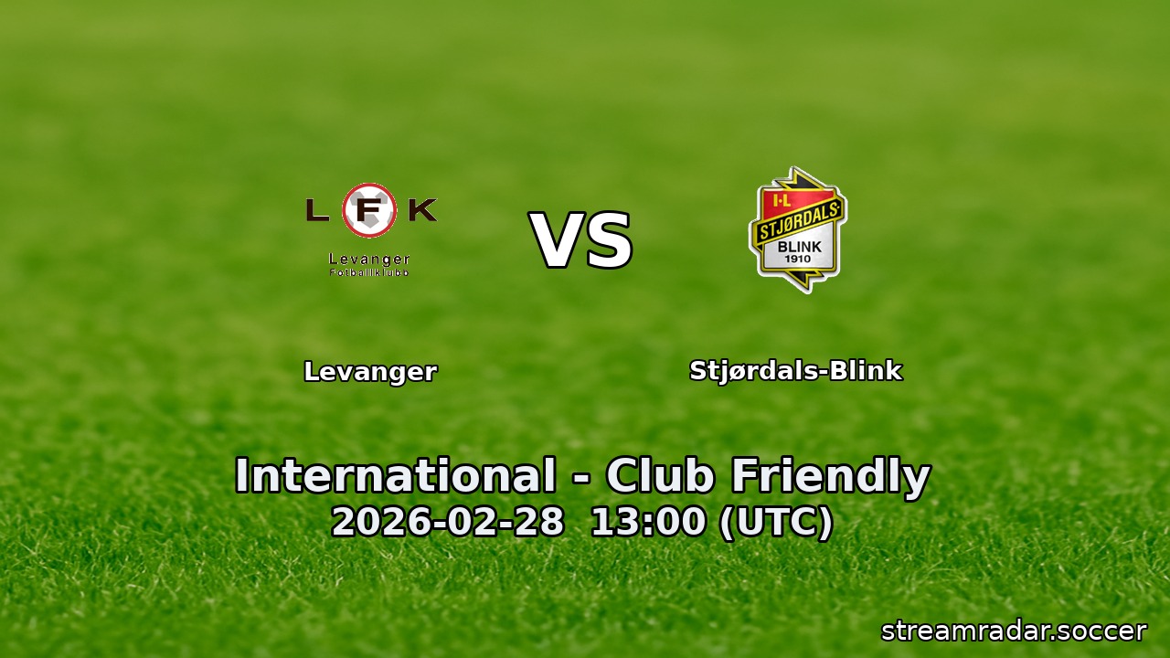 Levanger vs Stjørdals-Blink