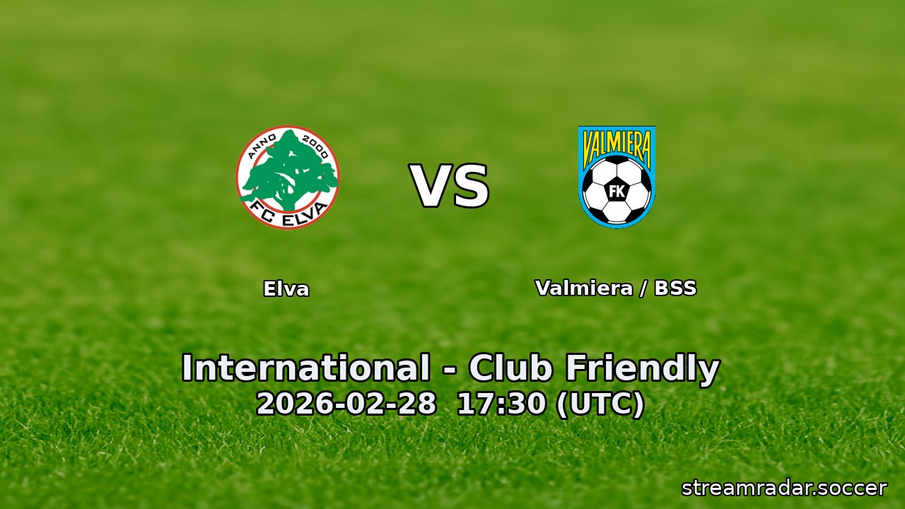 Elva vs Valmiera / BSS