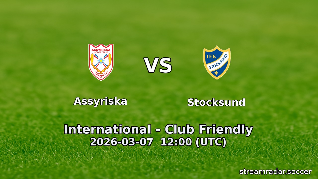 Assyriska vs Stocksund