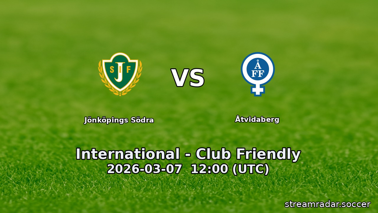 Jönköpings Södra vs Åtvidaberg