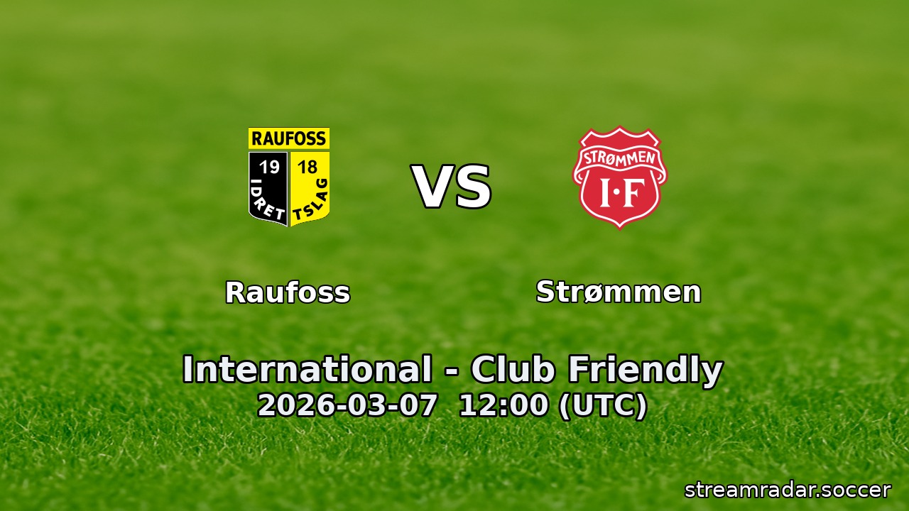Raufoss vs Strømmen