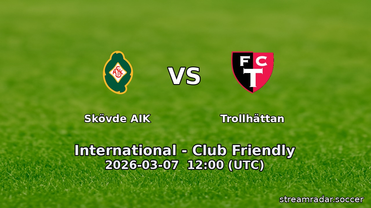 Skövde AIK vs Trollhättan