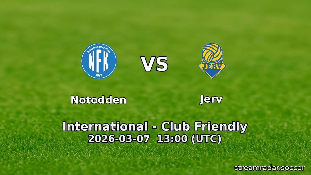 Notodden vs Jerv