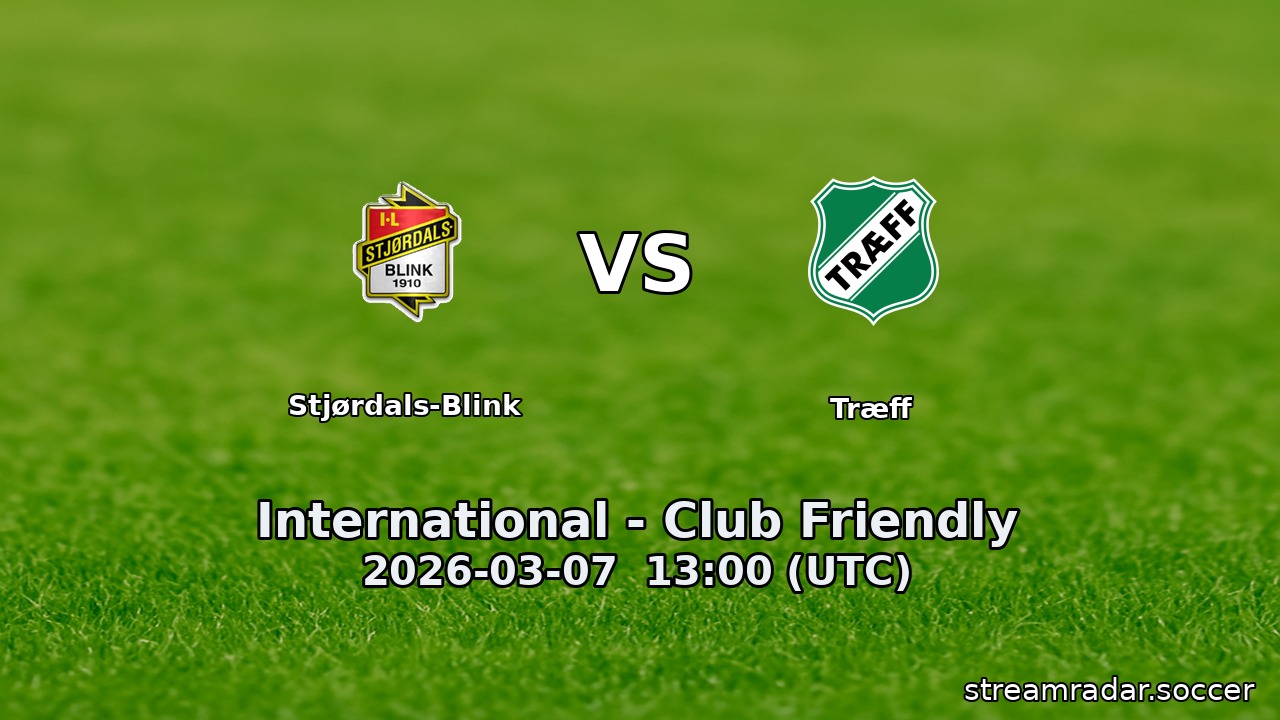 Stjørdals-Blink vs Træff