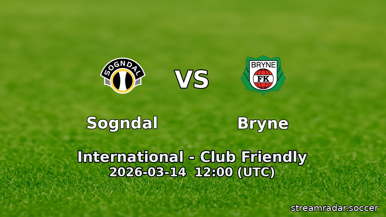 Sogndal vs Bryne