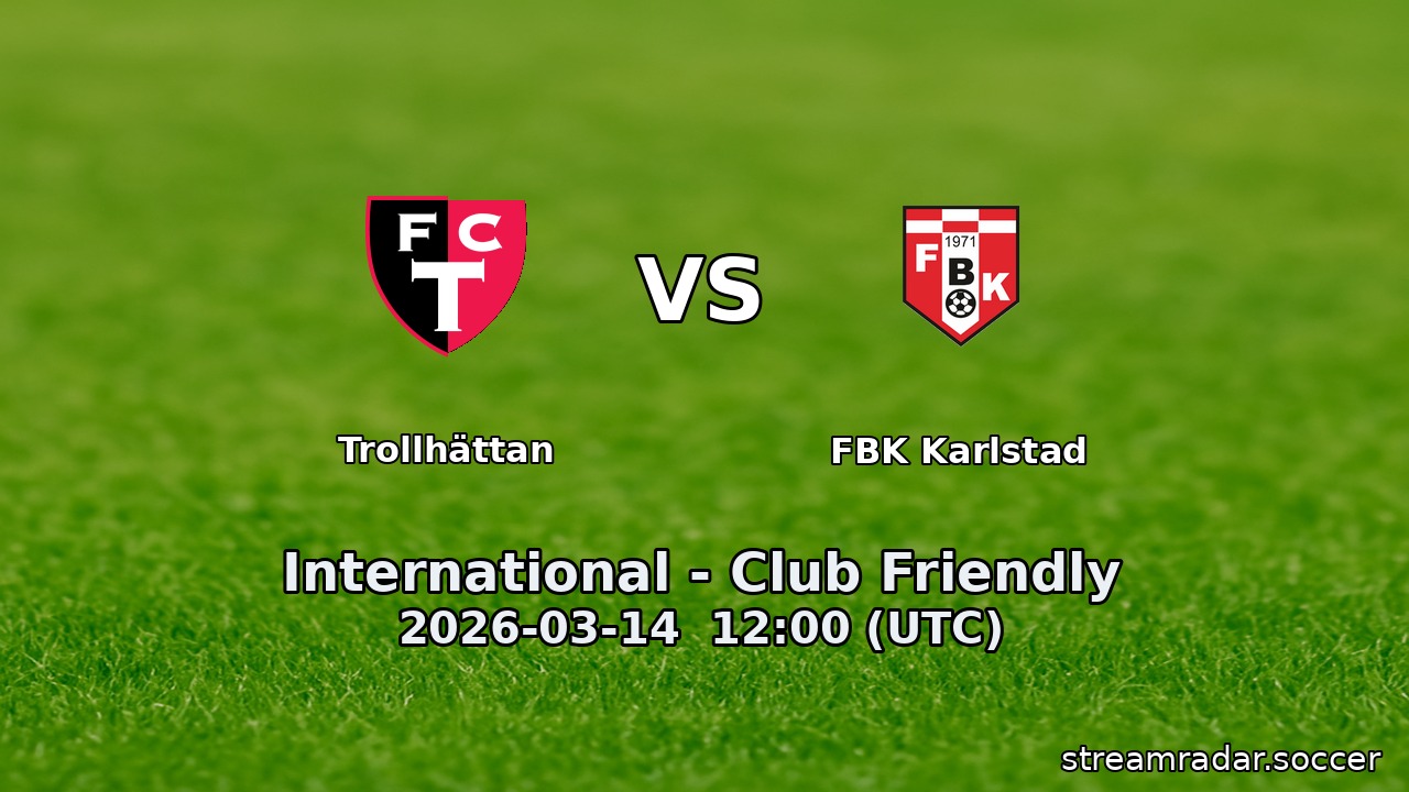 Trollhättan vs FBK Karlstad