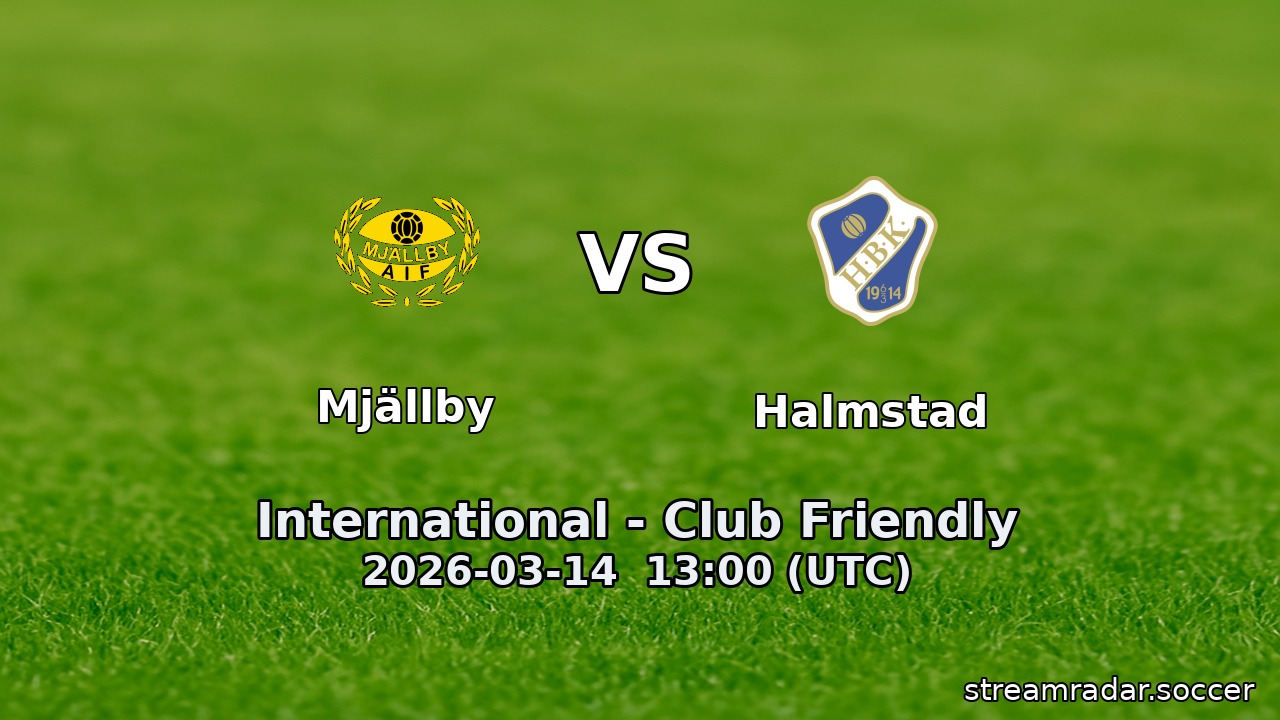 Mjällby vs Halmstad