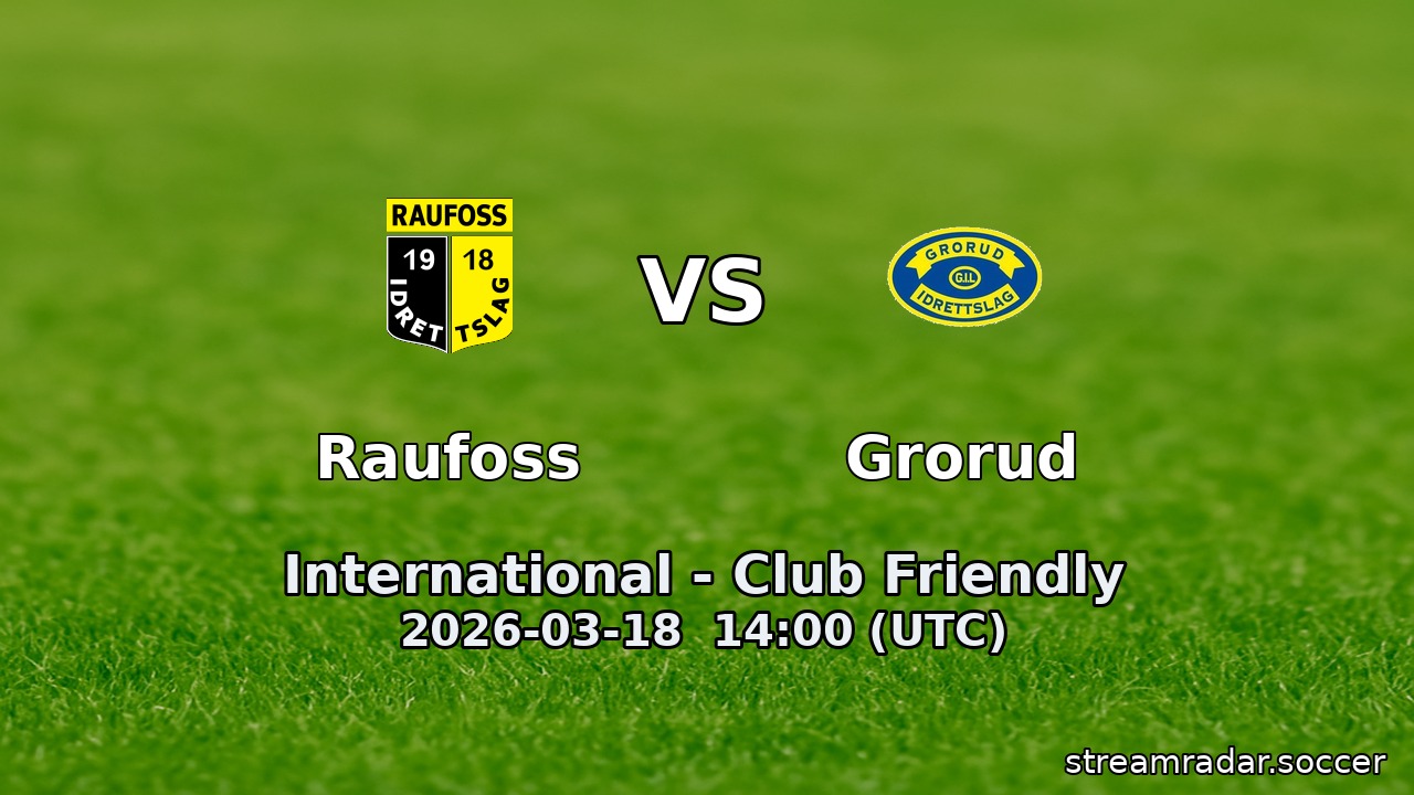 Raufoss vs Grorud
