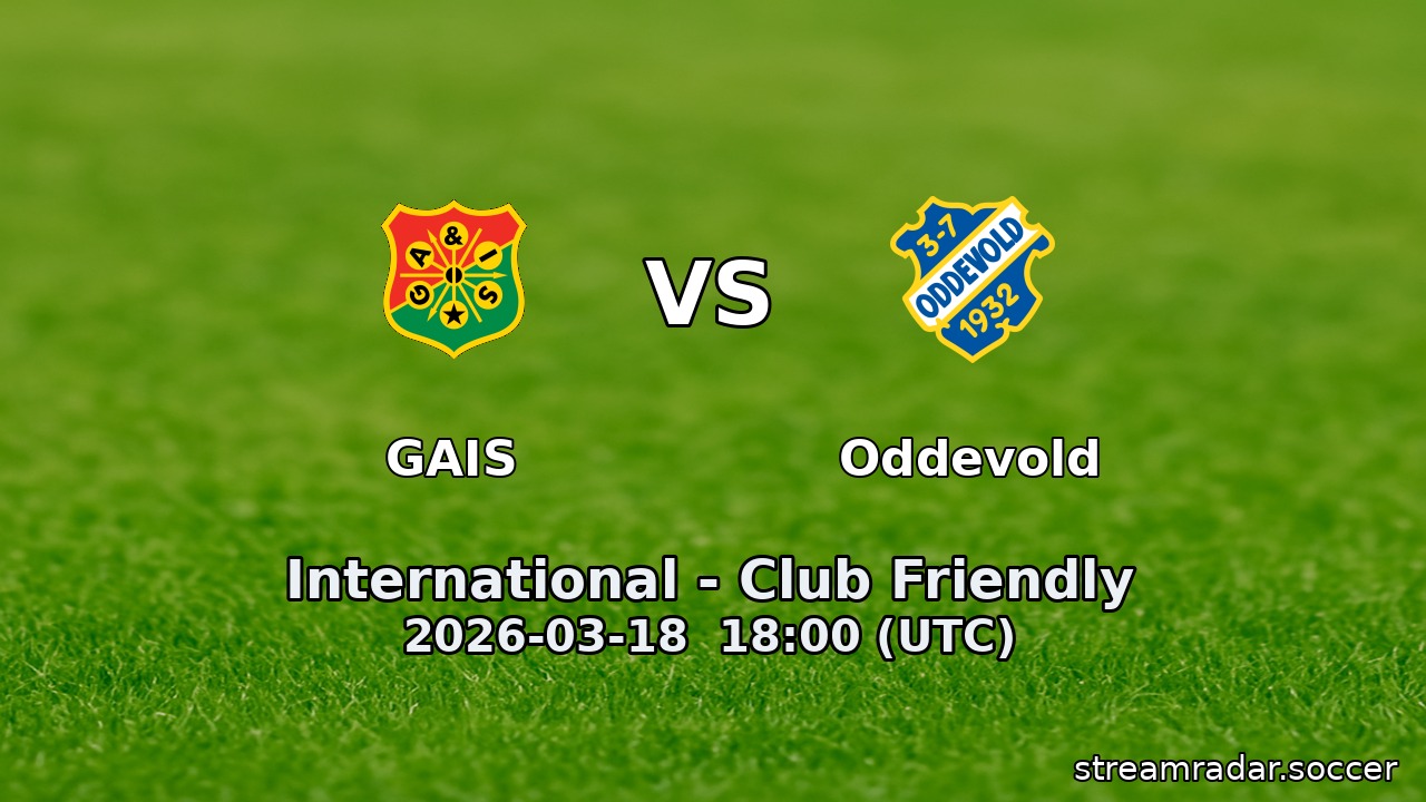 GAIS vs Oddevold