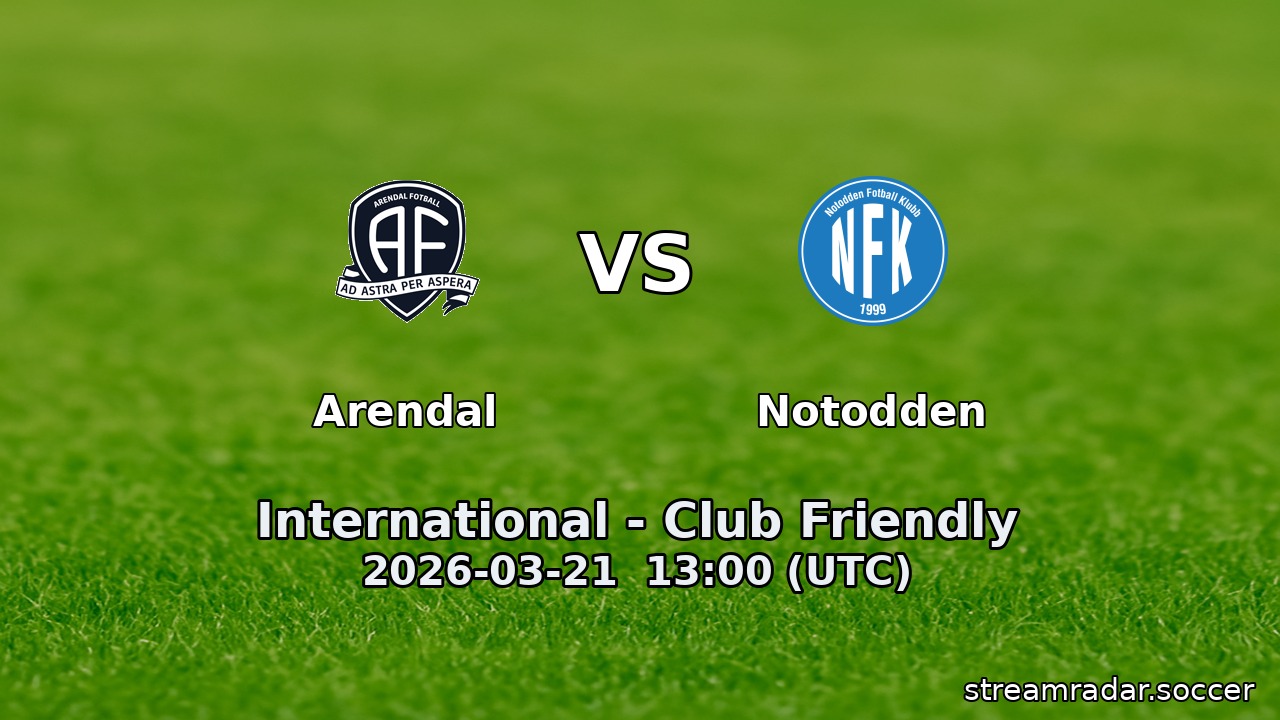 Arendal vs Notodden