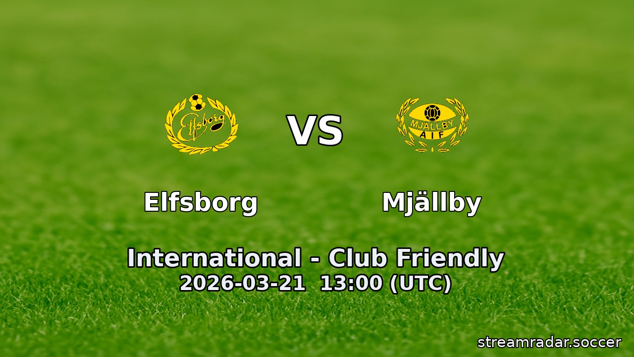 Elfsborg vs Mjällby
