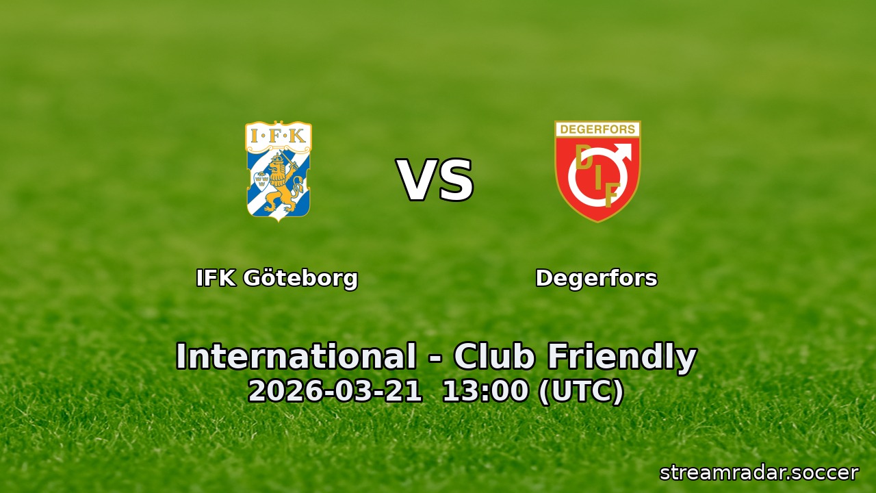 IFK Göteborg vs Degerfors
