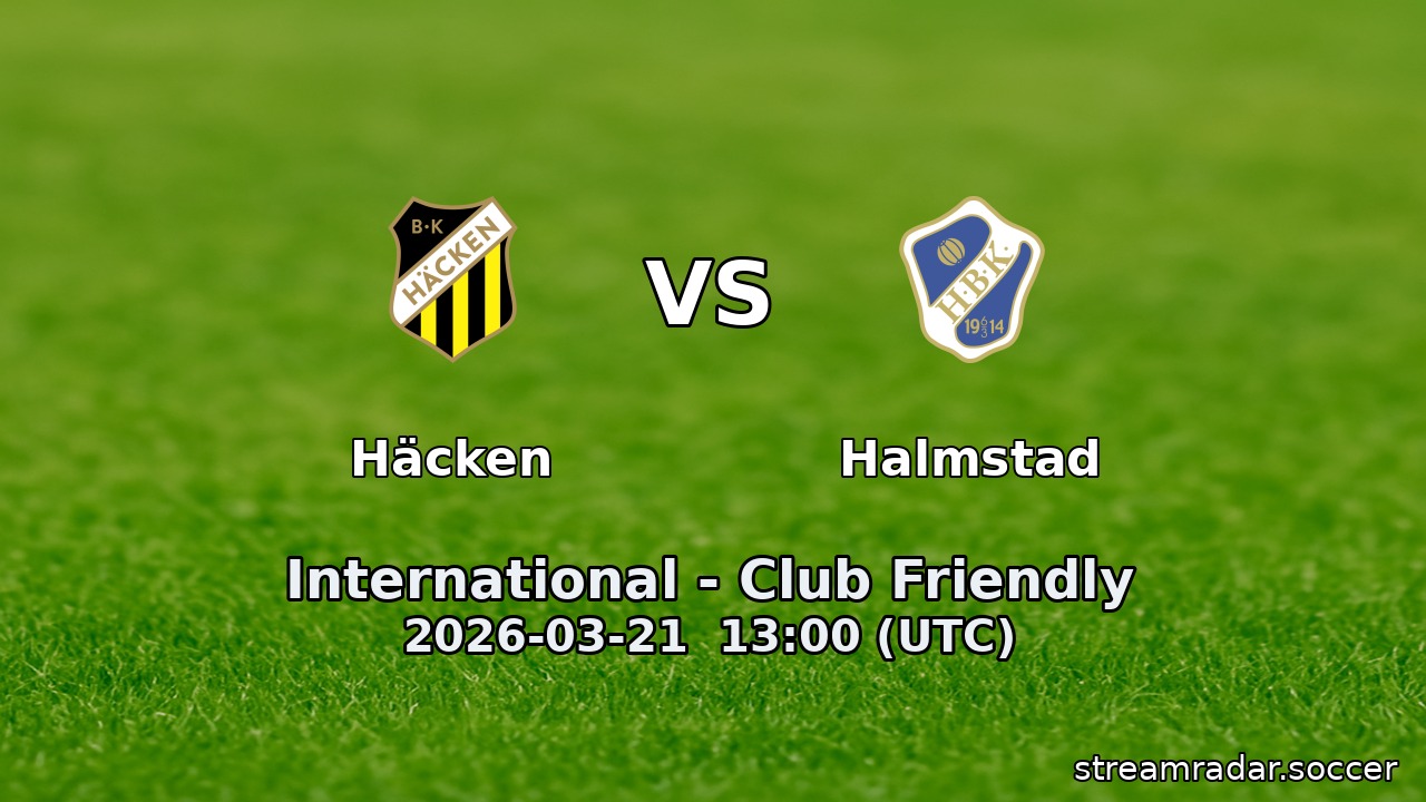 Häcken vs Halmstad