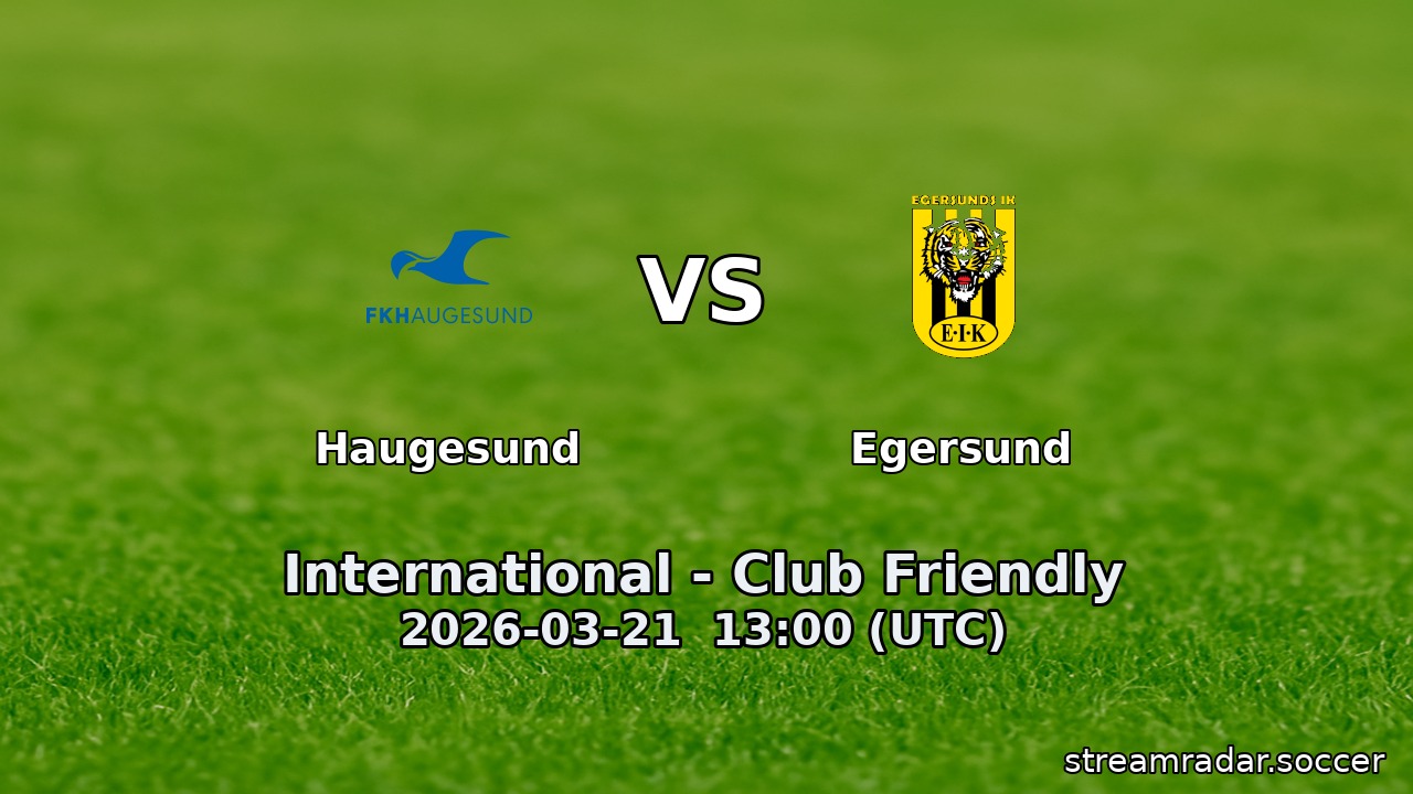 Haugesund vs Egersund