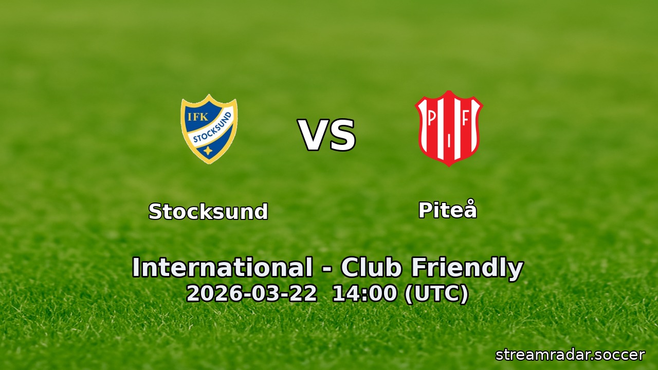 Stocksund vs Piteå