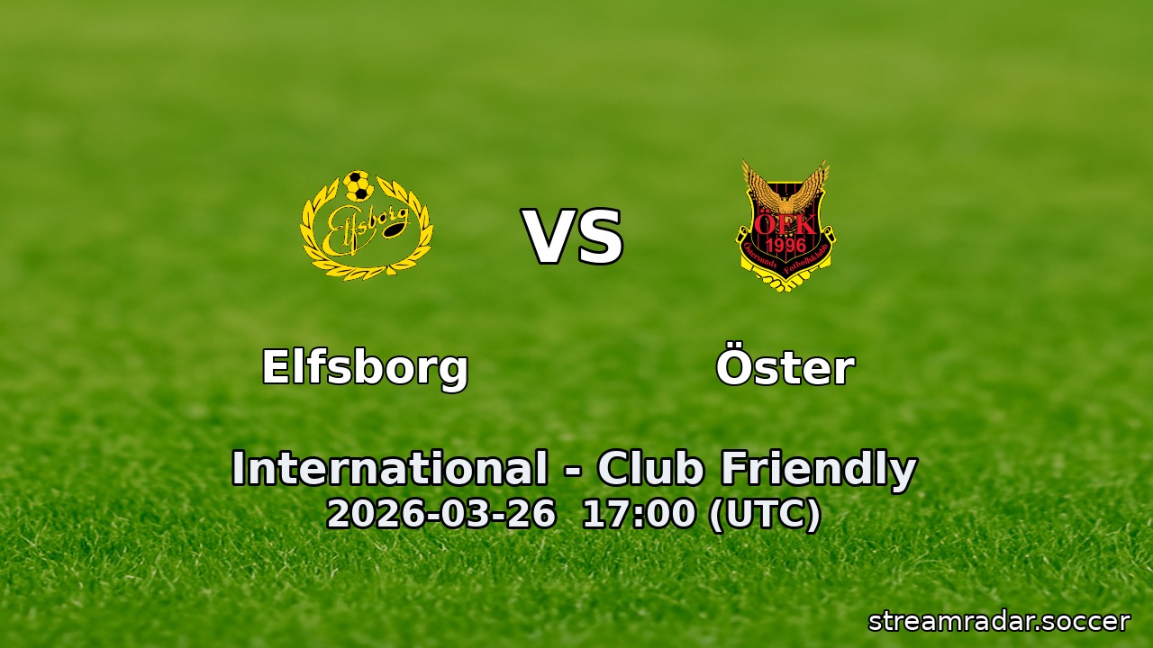 Elfsborg vs Öster