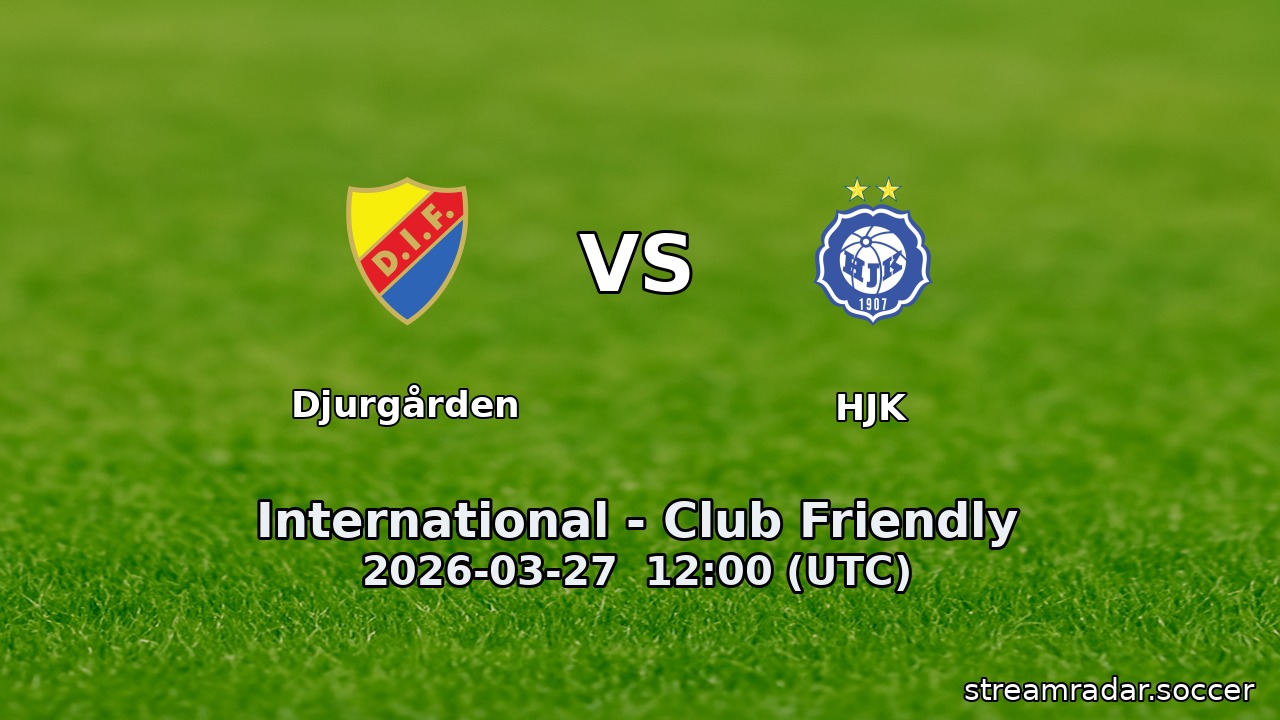 Djurgården vs HJK