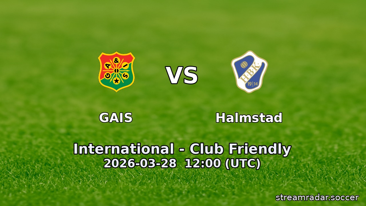 GAIS vs Halmstad