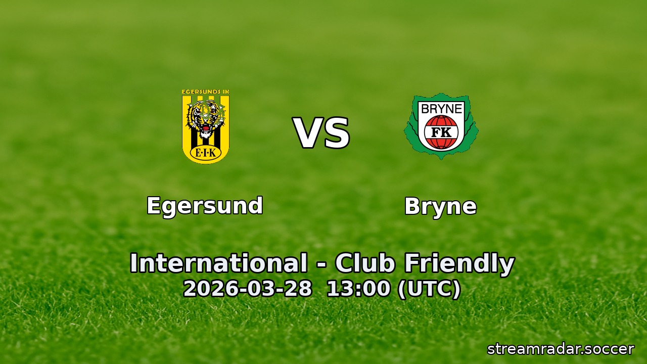 Egersund vs Bryne