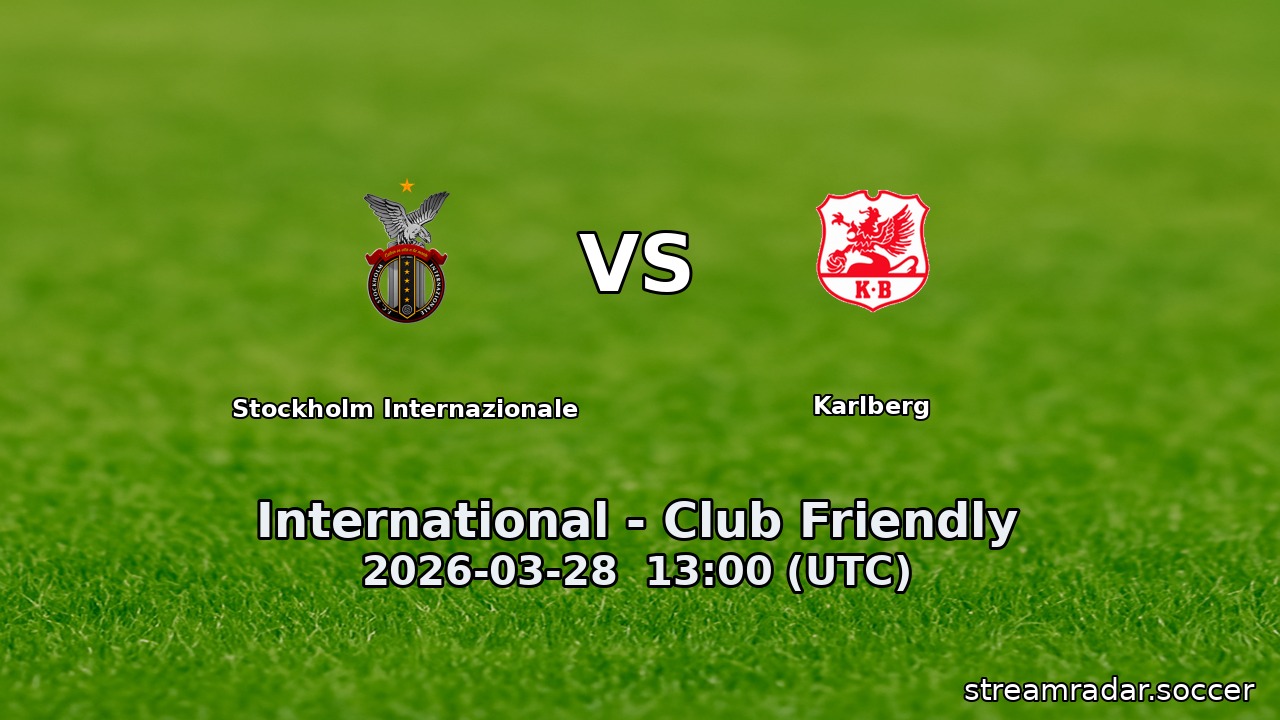 Stockholm Internazionale vs Karlberg