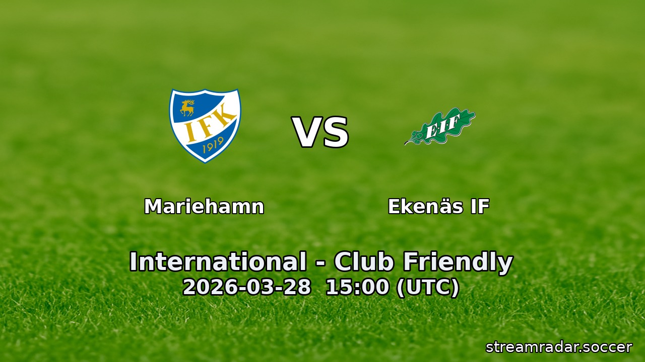 Mariehamn vs Ekenäs IF