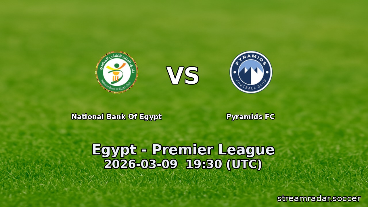 National Bank Of Egypt vs Pyramids FC