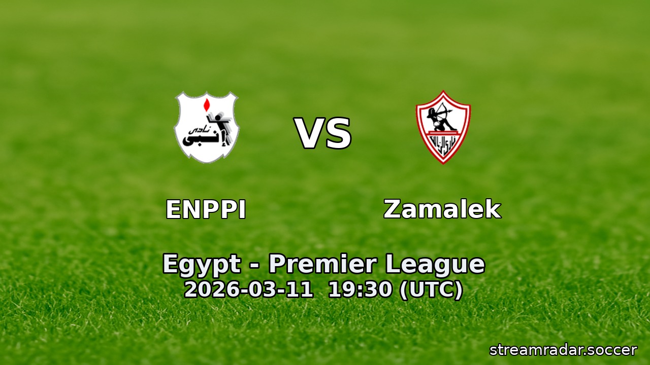 ENPPI vs Zamalek
