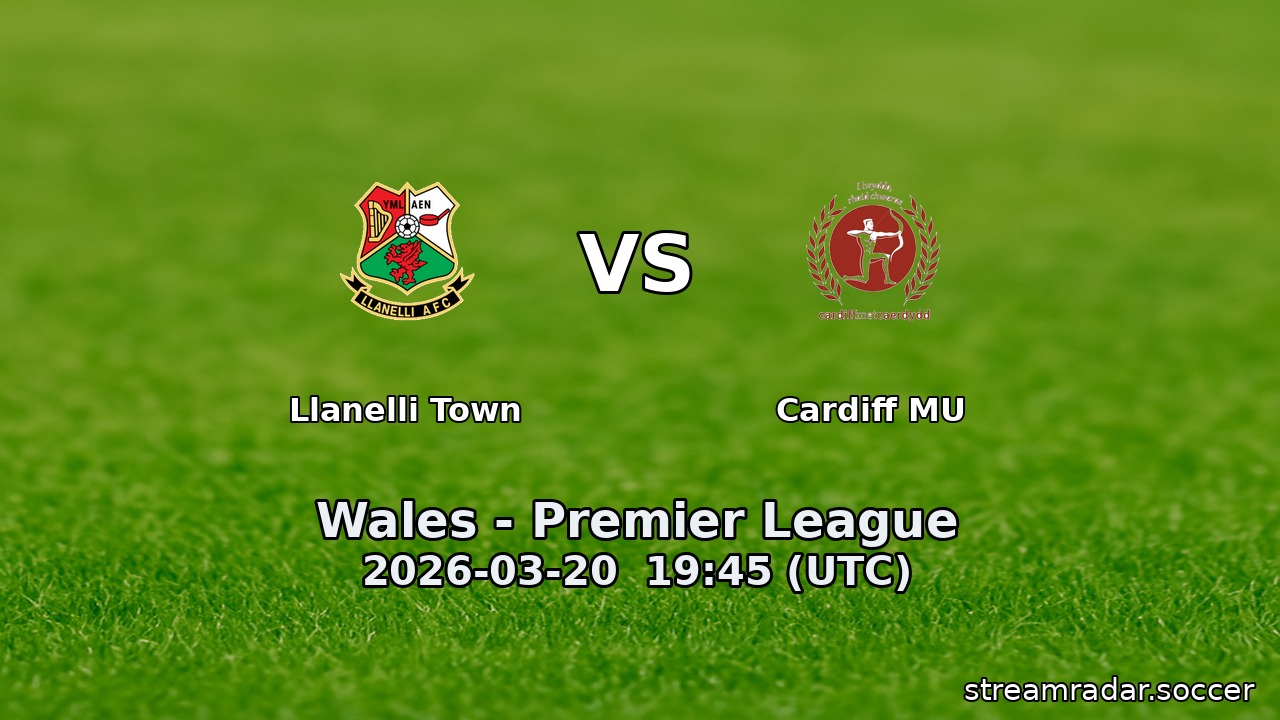Llanelli Town vs Cardiff MU