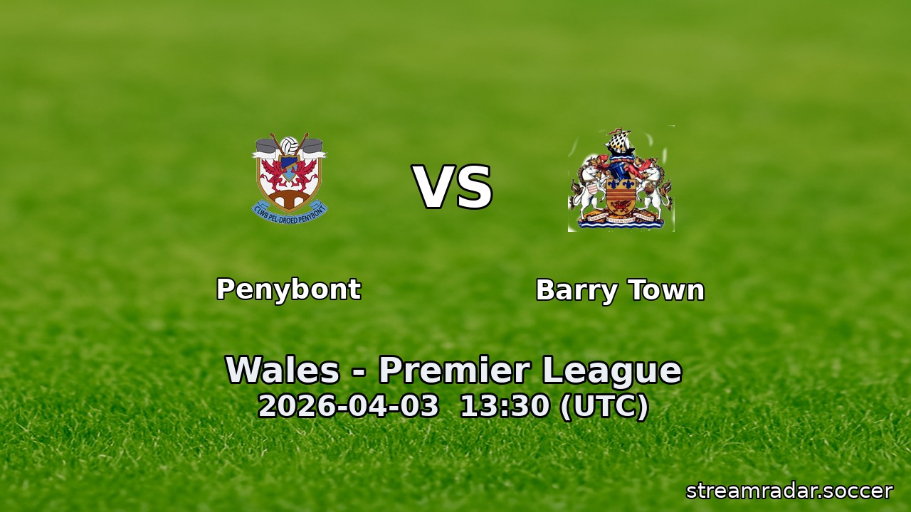 Penybont vs Barry Town