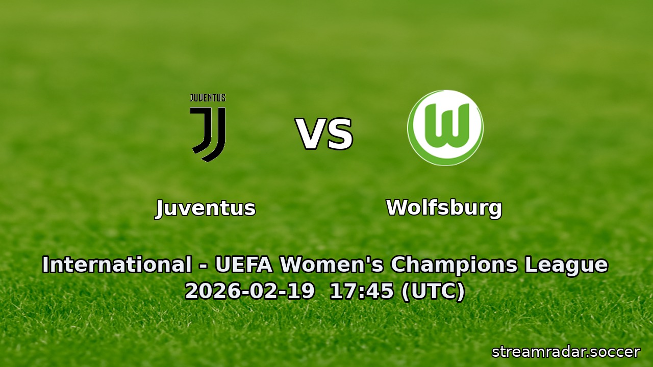 Juventus vs Wolfsburg