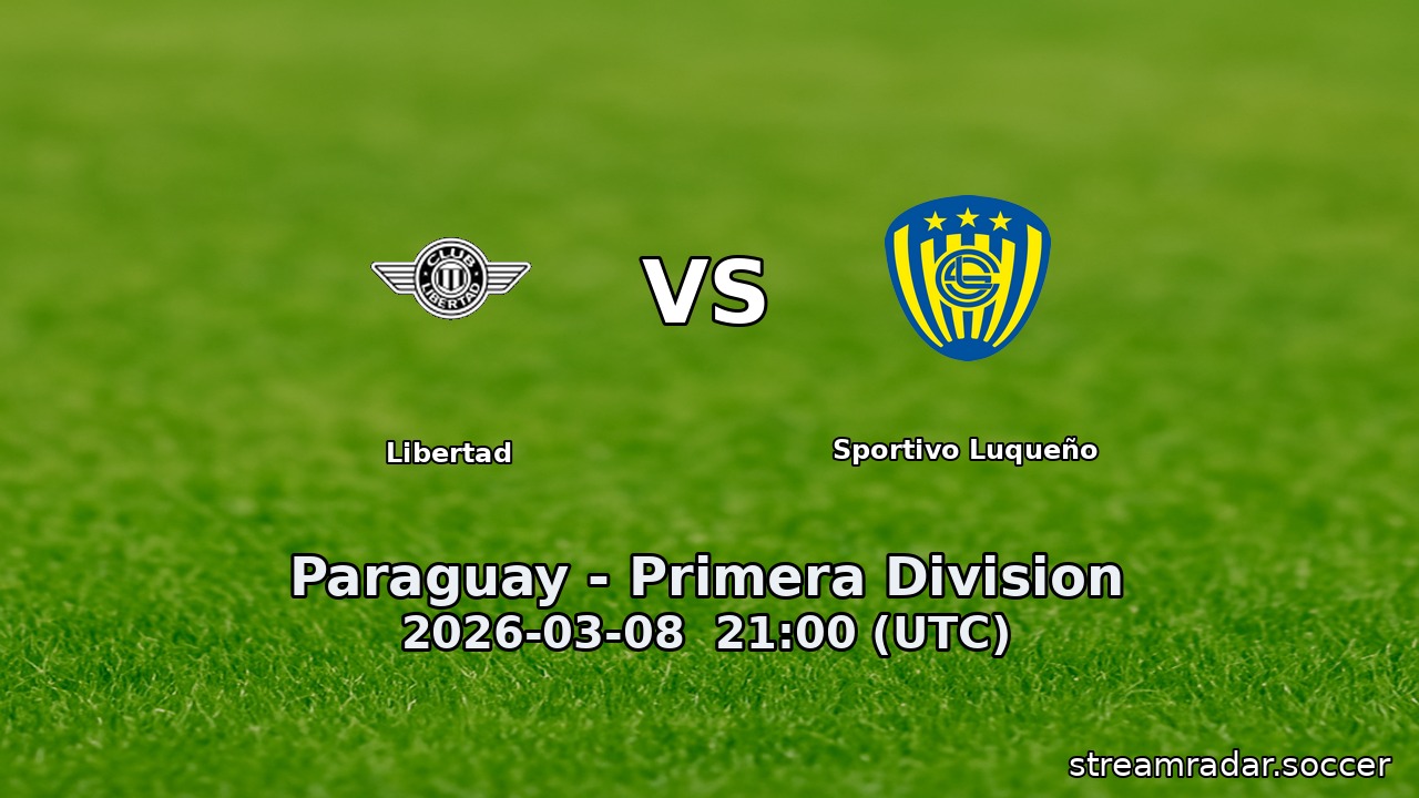 Libertad vs Sportivo Luqueño