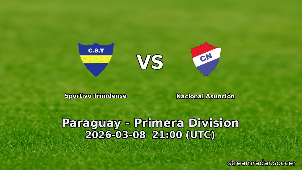 Sportivo Trinidense vs Nacional Asunción
